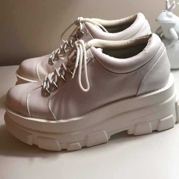 Zara Chunky Platform Shoe Size 9 - Picture 3 of 8